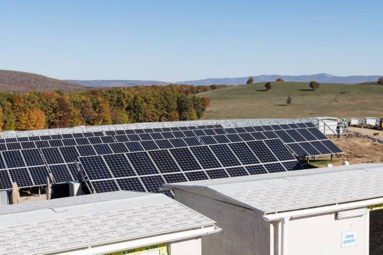 Termeli az energiát a sepsiszentgyörgyi napelempark
