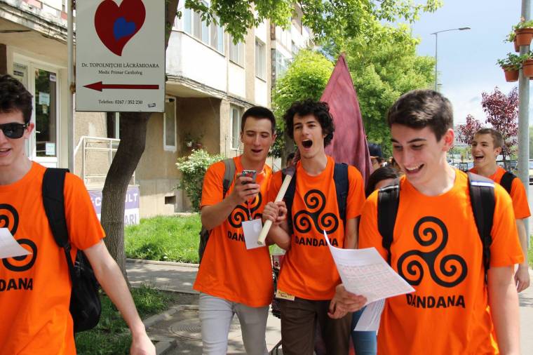 Diáknapozó középiskolásoktól volt hangos Sepsiszentgyörgy