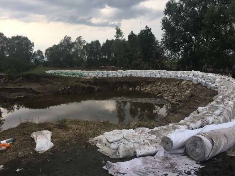 Be sem fejezték a helyreállítást, újabb áradás fenyegeti a háromszékieket