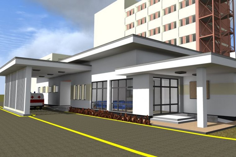 Pályázati pénzből újul meg a sepsiszentgyörgyi kórház sürgősségi osztálya – mutatjuk a látványterveket