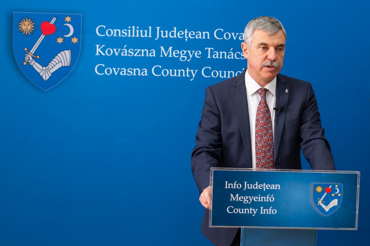 Tamás Sándor, Kovászna Megye Tanácsának az elnöke. Archív •  Fotó: Kocsis B. János