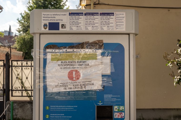 Hétfőtől ismét fizetni kell a parkolásért Sepsiszentgyörgyön