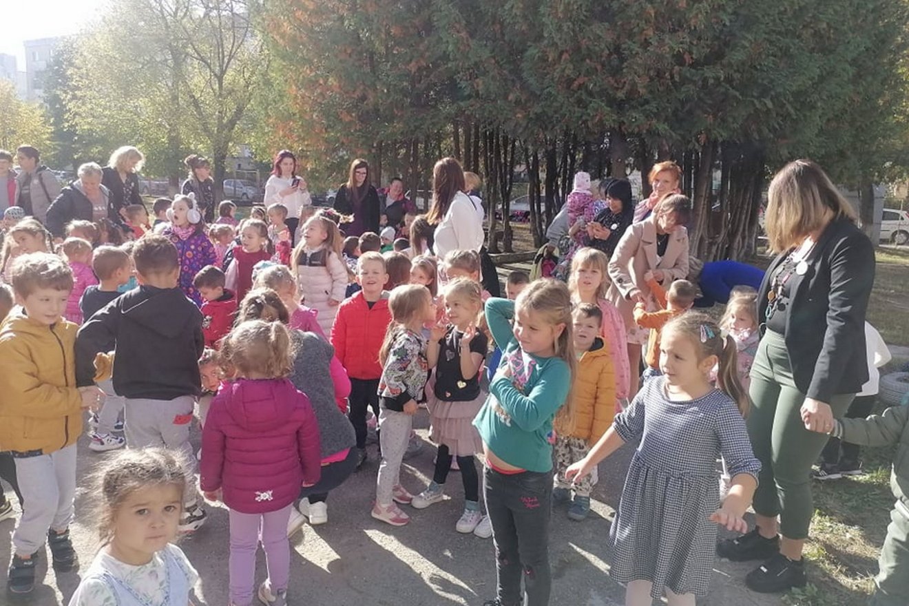 A Tekergők együttes koncertje tökéletesen sikerült •  Fotó: Árvácska Napköziotthon