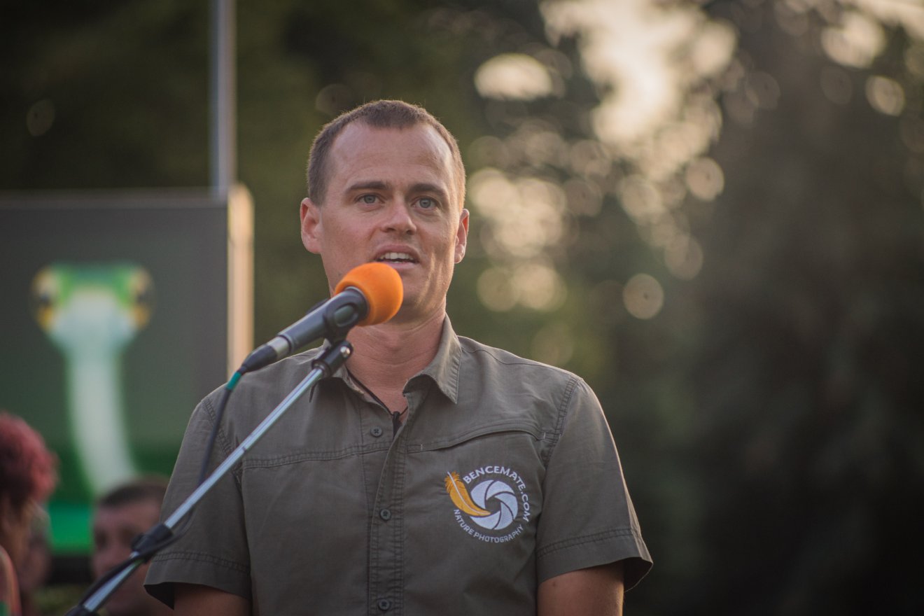 Máté Bence, akinek a sok szépet köszönhetik a sepsiszentgyörgyiek •  Fotó: Klárik Loránd