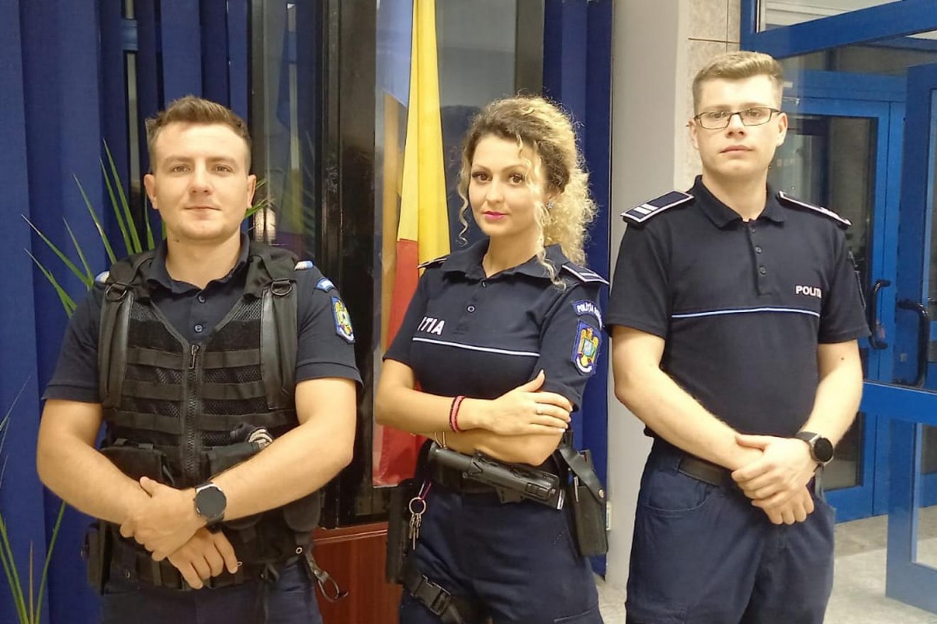 A fiatal rendvédelmisek gyorsan és hatékonyan cselekedtek, így életet mentettek •  Fotó: Bodor Tünde