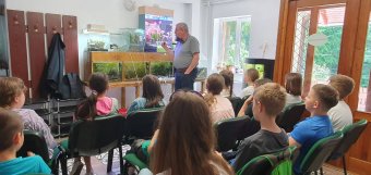 Szivacsként szívják magukba a hasznos ismereteket az erdei iskolában a gyerekek