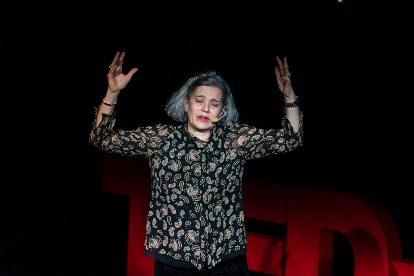 Maia Morgenstern visszatalált zsidó gyökereihez •  Fotó: Toró Attila