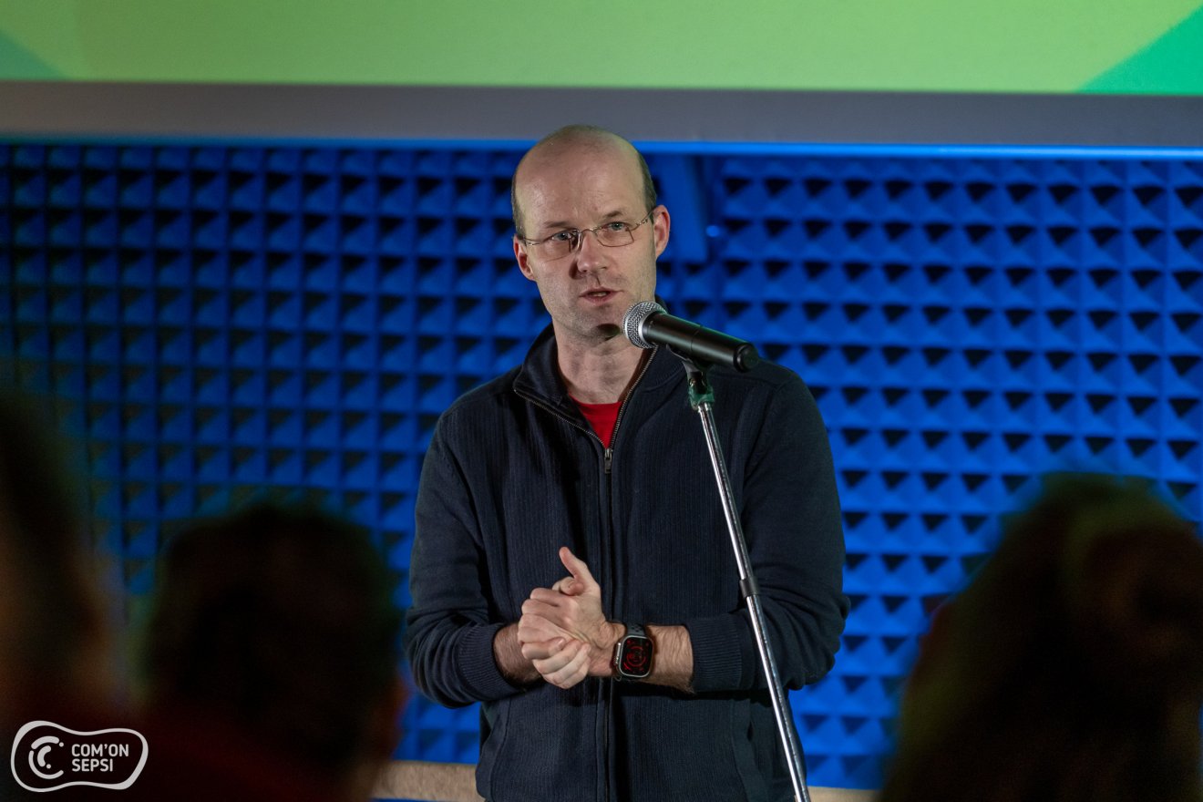 Farkas András, a Pont csoport vezetője, a Com’ON program ötletgazdája •  Fotó: Com