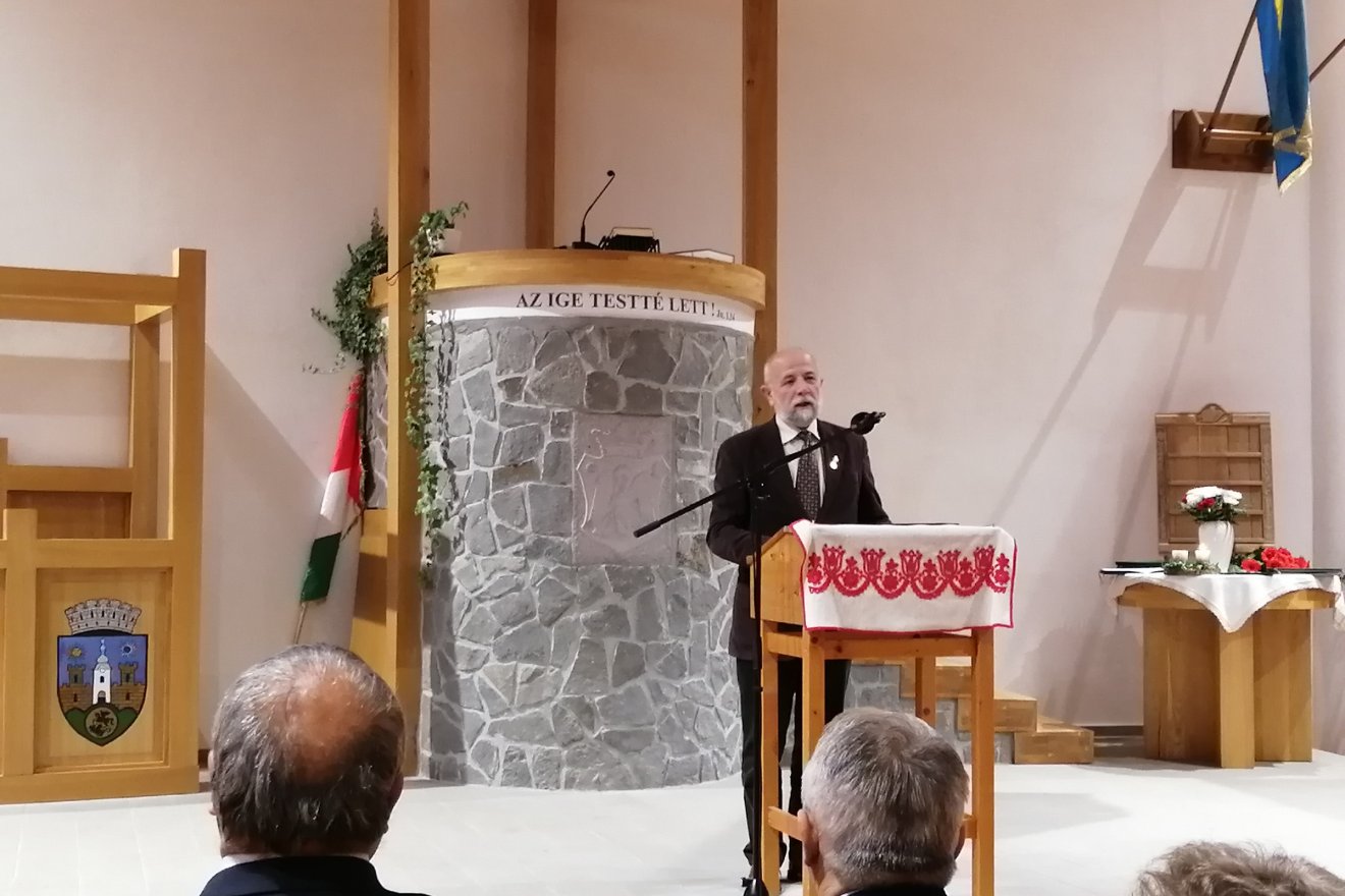 Burus Siklódi Botond, az RMPSZ országos elnöke •  Fotó: Bodor Tünde