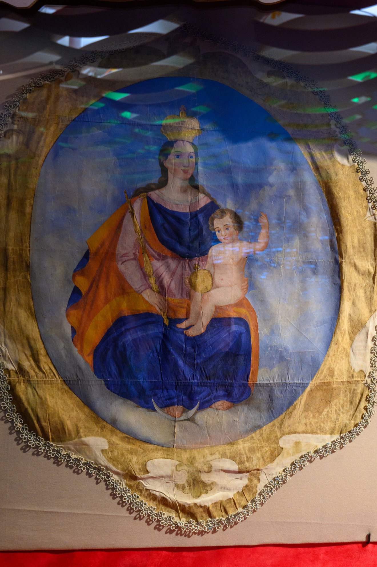 Sepsiszentgyörgy legrégibb ismert zászlója •  Fotó: Vargyasi Levente