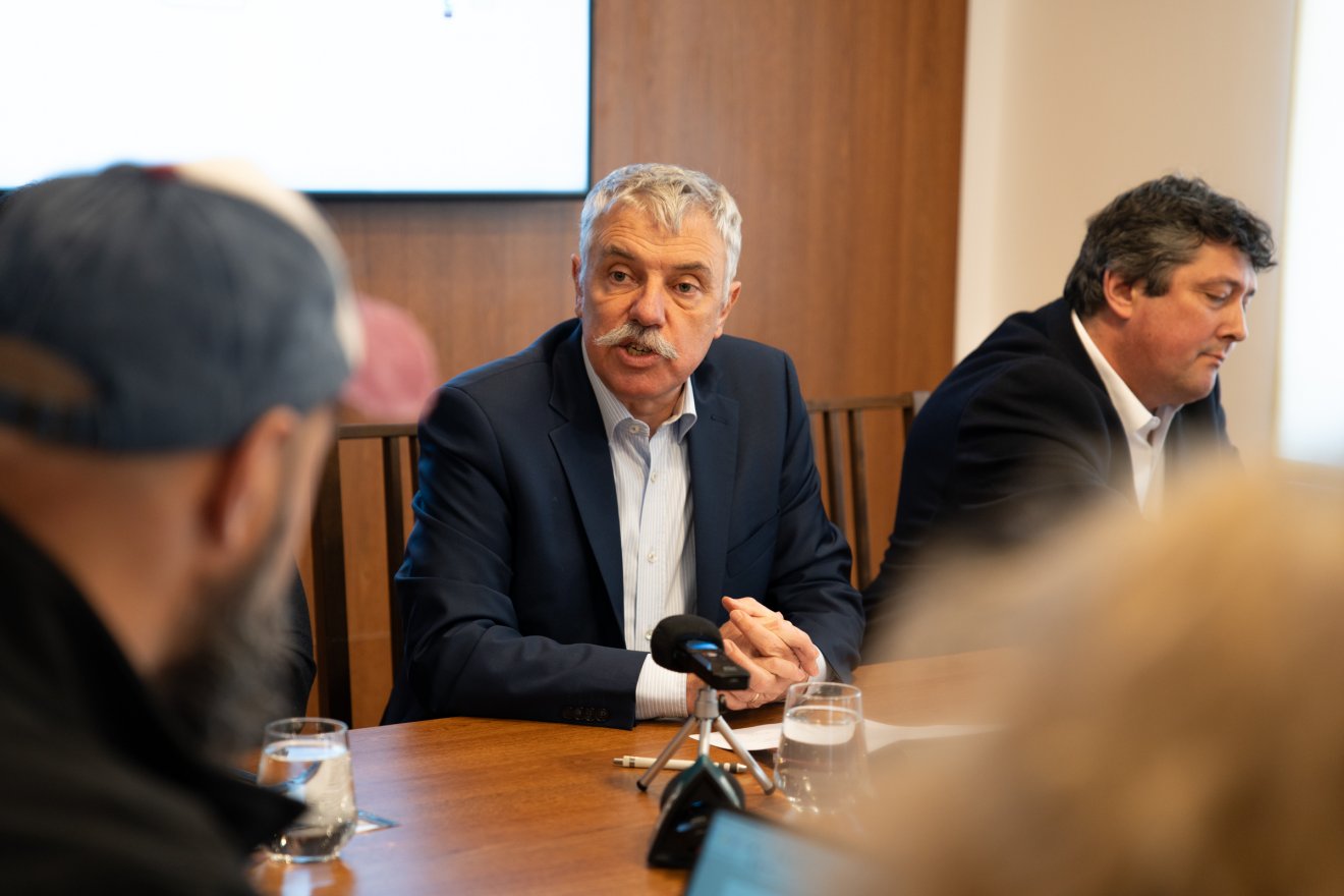 Tamás Sándor: ahogy az AUR képzeli el a jövőnket, az a vesztünket jelenti •  Fotó: Tuchiluș Alex