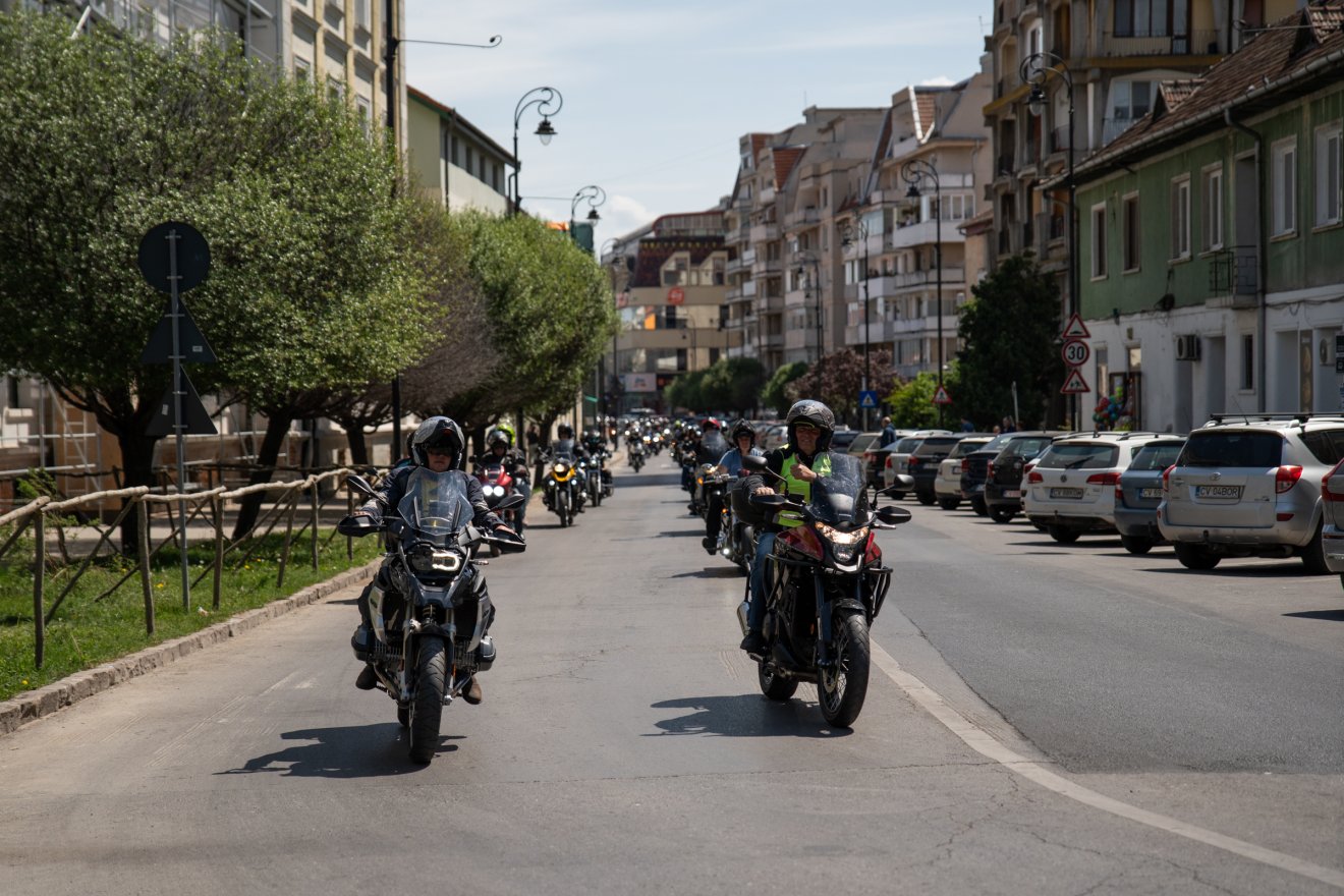 A Free Adenturer Bikers által szervezett tavaszi figyelemfelhívó megmozdulást május 24-én tartják •  Fotó: Tuchiluș Alex