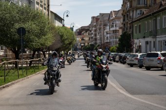 Háromszéki motorosok százai hívták fel a figyelmet magukra