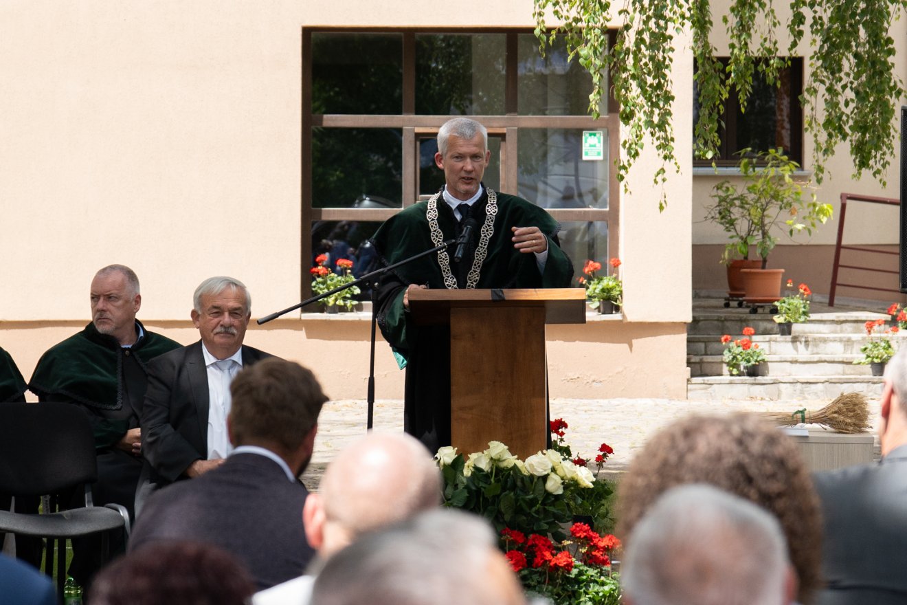 Tonk Márton, a Sapientia EMTE rektora: a hallgatót tisztelet, megbecsülés illeti meg •  Fotó: Tuchiluș Alex