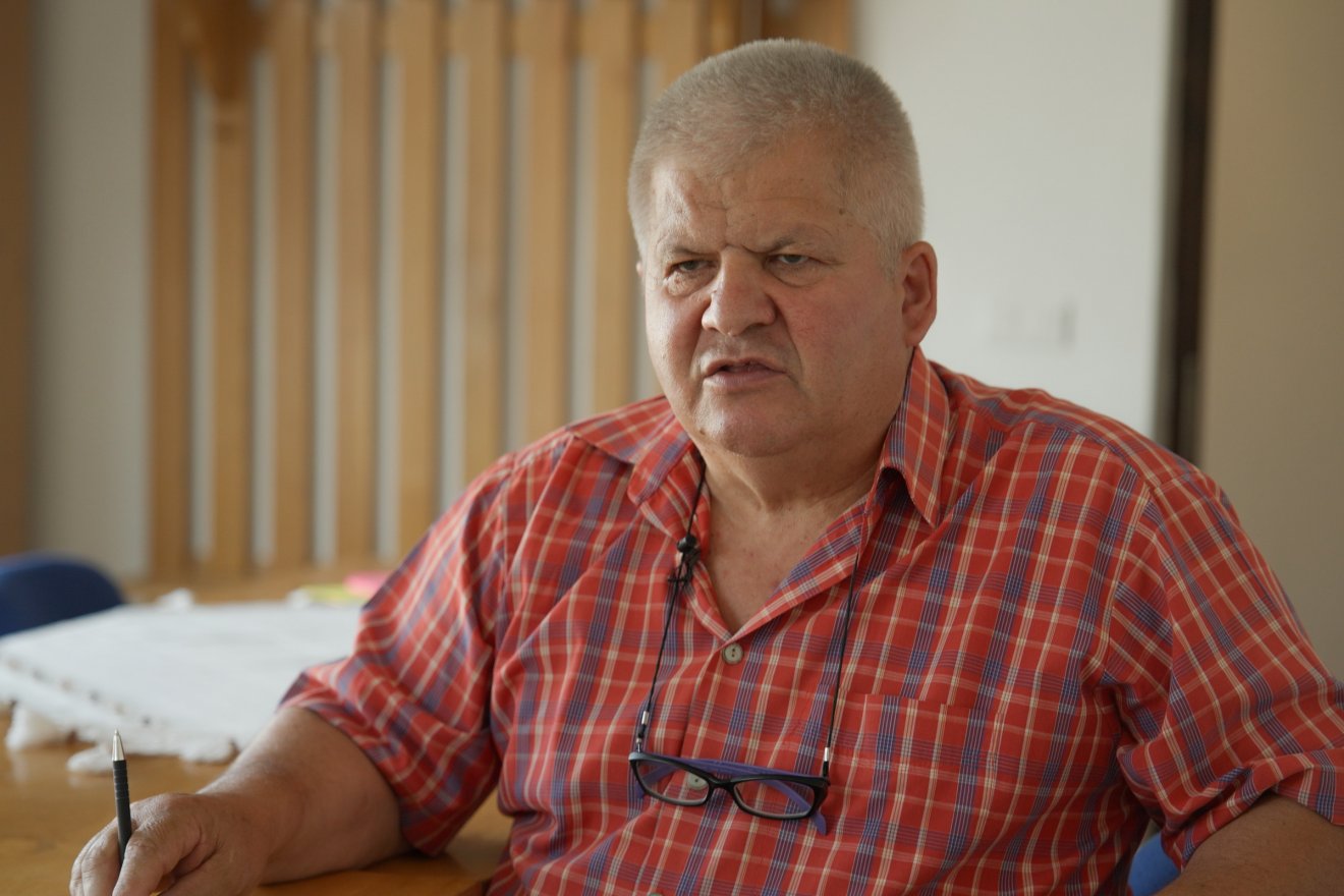 Bocskor László, a nagybaconi közbirtokosság elnöke •  Fotó: Tuchiluș Alex