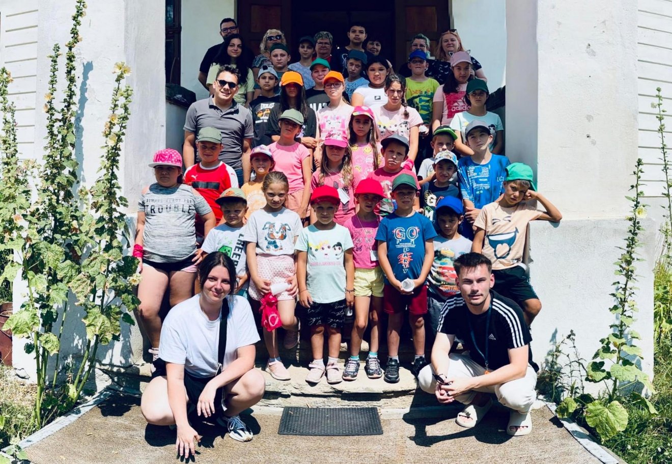 A táborlakókat a Haszmann Pál Múzeumban is vendégeskedtek •  Fotó: Kovászna Megyei Vöröskereszt