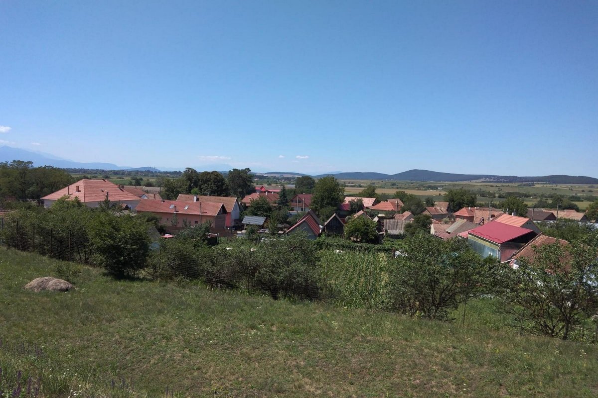 Az alsó falurész, ahonnan felfelé továbbítják a szennyvizet •  Fotó: Miklós András