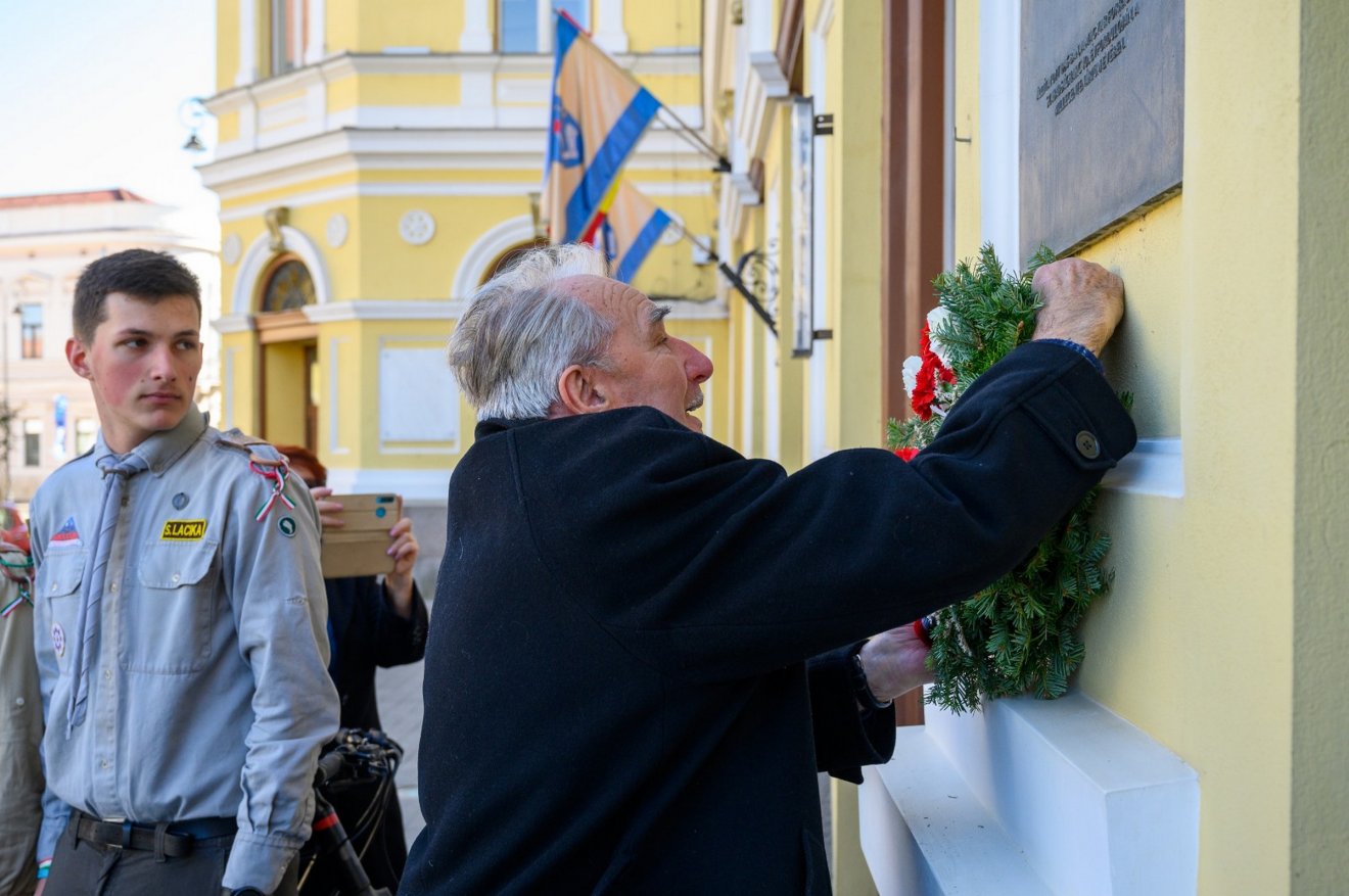 Zsók László maga is áldozata volt a forradalmat követő megtorlásoknak •  Fotó: Vargyasi Levente