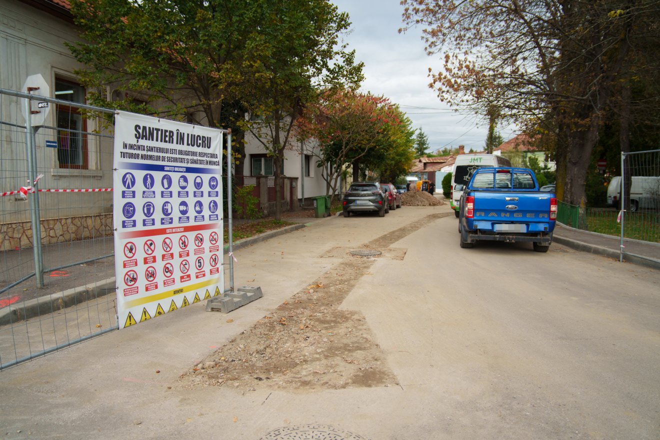 Az év végéiig remélhetőleg elkészülnek a munkálatokkal •  Fotó: Tuchiluș Alex