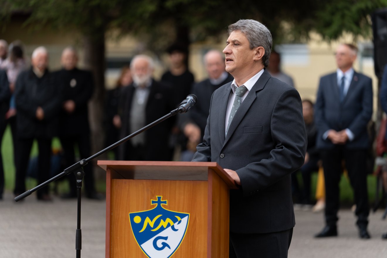Bejan András iskolaigazgató •  Fotó: Tuchiluș Alex
