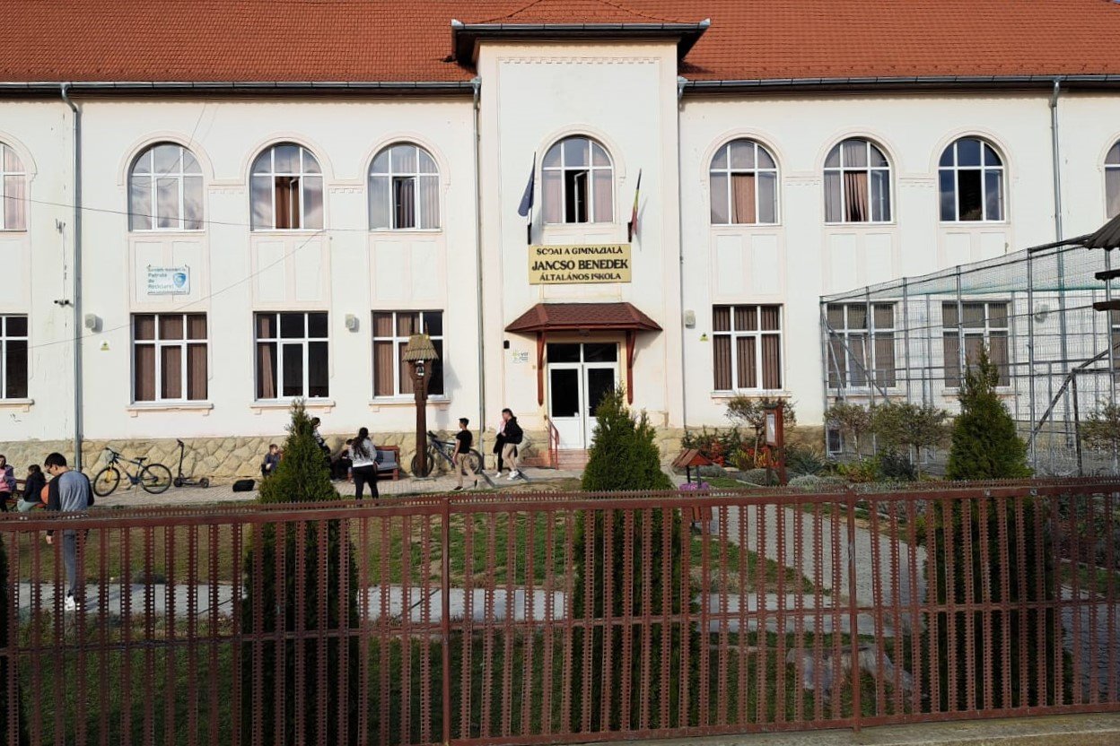 A Jancsó Benedek-iskolában eddig nem volt tornaterem •  Fotó: Farkas Orsolya