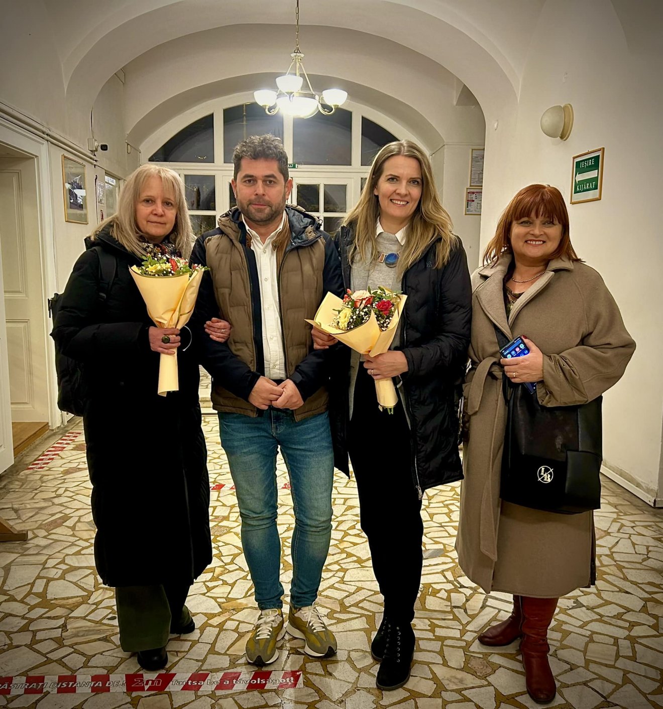 A kerekasztal résztvevői (balról jobbra): Pálfy Alíz, Kánya Imre, Para Noémi, Kondor Ágota •  Fotó: Kondor Ágota