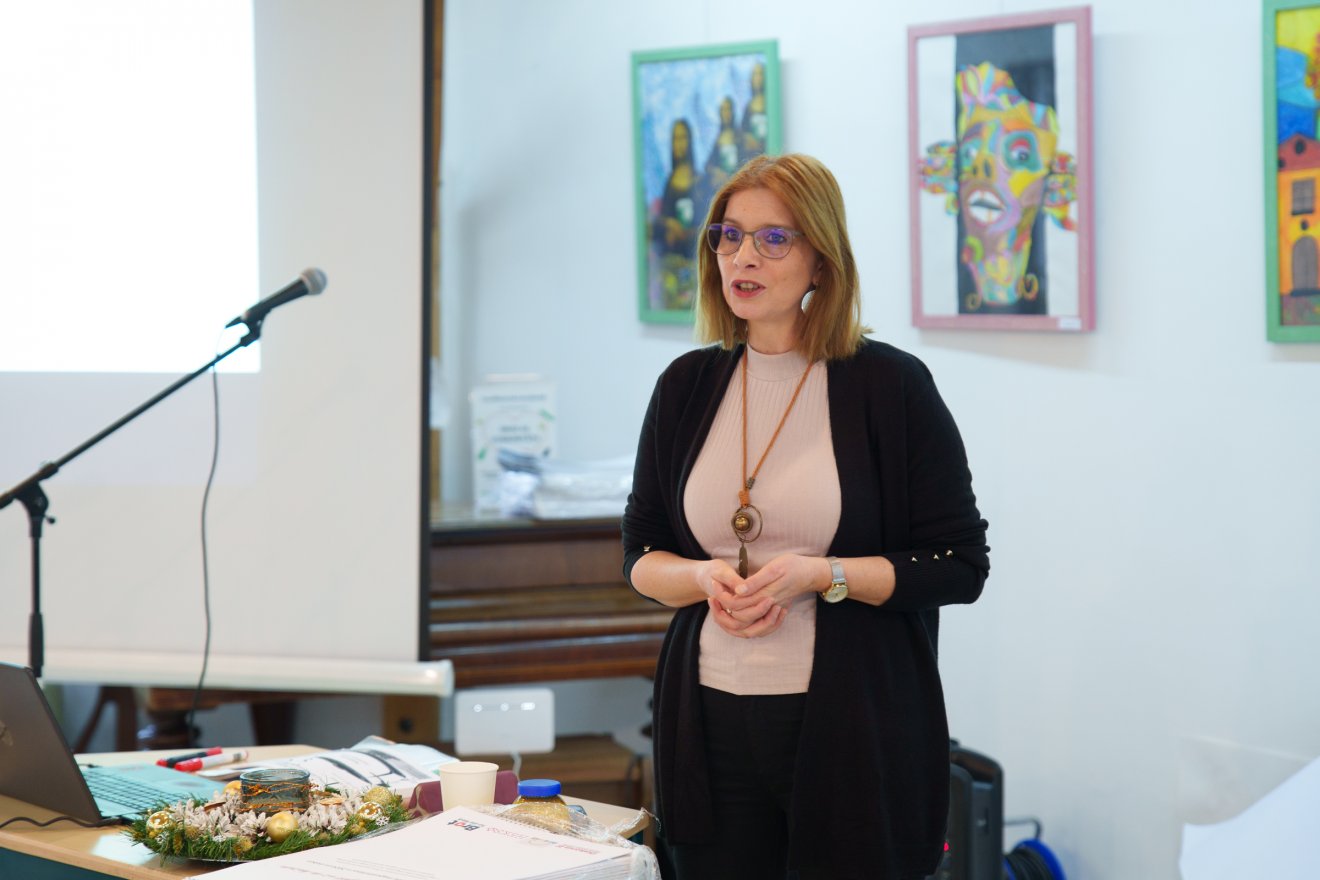 Olcsvári Tünde: az agresszió mögötti érzelmeken van a hangsúly •  Fotó: Tuchiluș Alex