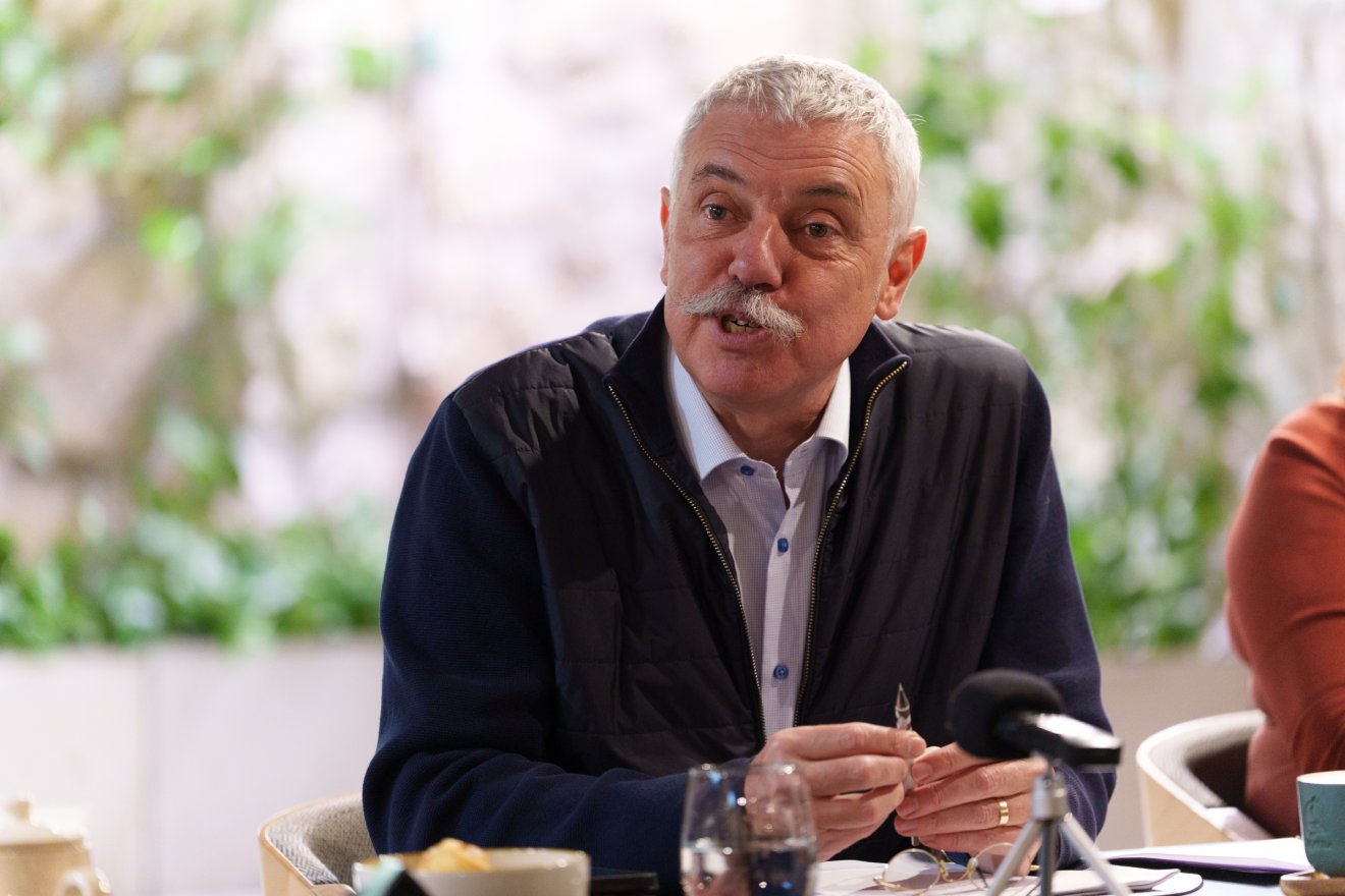 Georgescu szorgalmazza az Európai Unióból való kilépést, aminek súlyos következménye lenne a szabad mozgás és szabad munkavállalás megszűnése – mutatott rá Tamás Sándor •  Fotó: Tuchiluș Alex