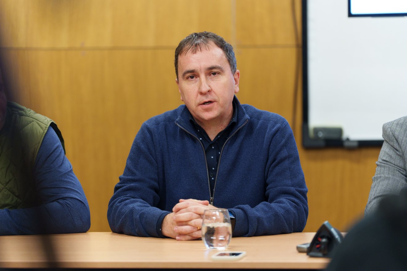 Miklós Ervin szerint hosszú távon kell gondolkodni a háromszéki jégkorong jövőjéről •  Fotó: Tuchiluș Alex