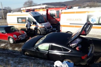 Két autó ütközött, négyen sérültek meg Maksa közelében