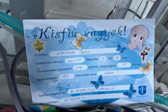 Kisbaconi kisfiú az év első újszülöttje Sepsiszentgyörgyön