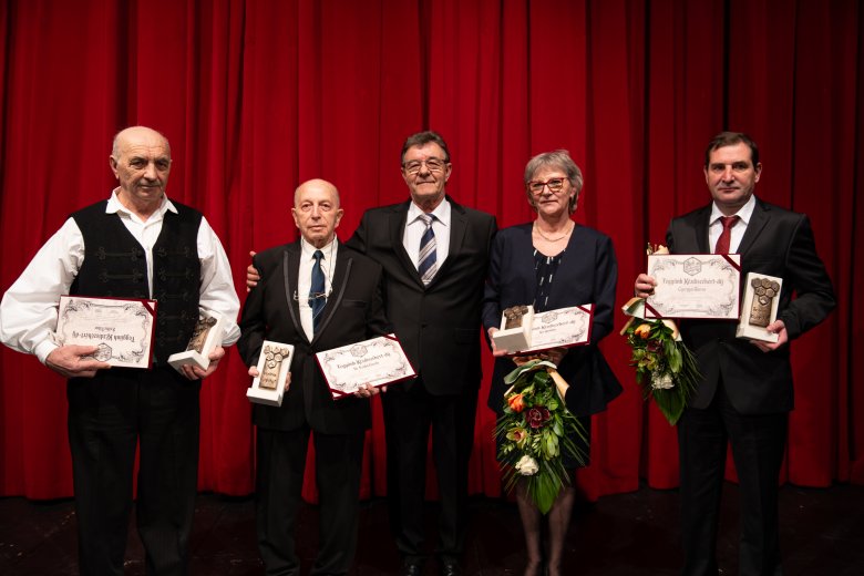 A Tegyünk Kézdiszékért Tömörülés 2024-es díjazottjai •  Fotó: Tuchiluș Alex