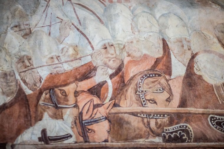 Előadás a Szent László-legendát ábrázoló freskókról