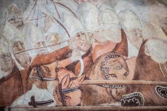 Előadás a Szent László-legendát ábrázoló freskókról