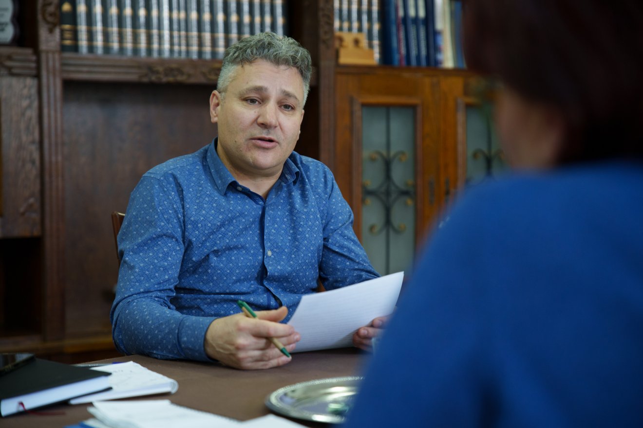 Gyerő József polgármester: a polgármesteri hivatal nem avatkozhat be a Distrigaz vagy az ISU hatáskörébe, de felkértem a prefektust, hogy segítsen •  Fotó: Tuchiluș Alex