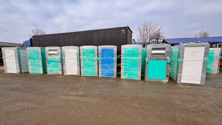 Új ruhagyűjtő kukákat helyeztek ki Sepsiszentgyörgyön