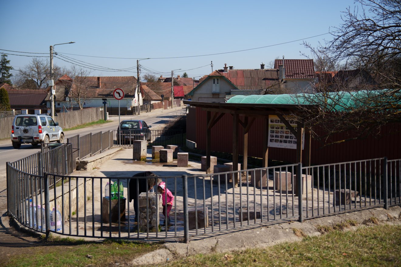 A Büdöskút vize is jó, de hozama jócskán csökkent •  Fotó: Tuchiluș Alex