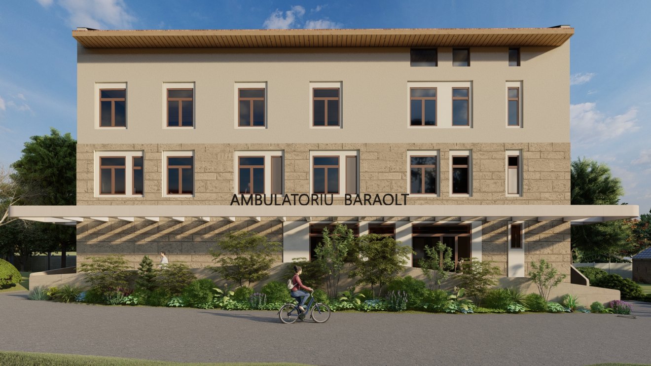 A járóbeteg-rendelő új épületének finanszírozására benyújtott pályázat jelenleg pénzügyi elbírálás alatt áll •  Fotó: Benedek Huszár János/Facebook