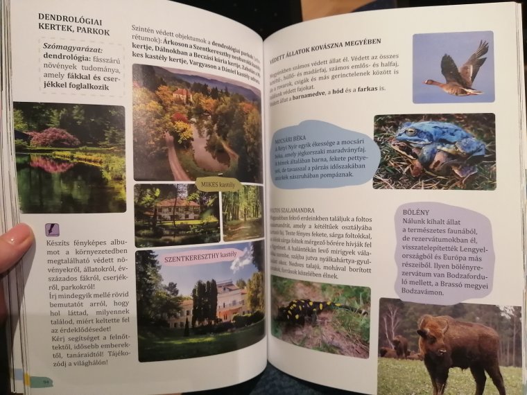 Gyermekbarát tankönyv jelent meg a háromszéki természeti értékekről