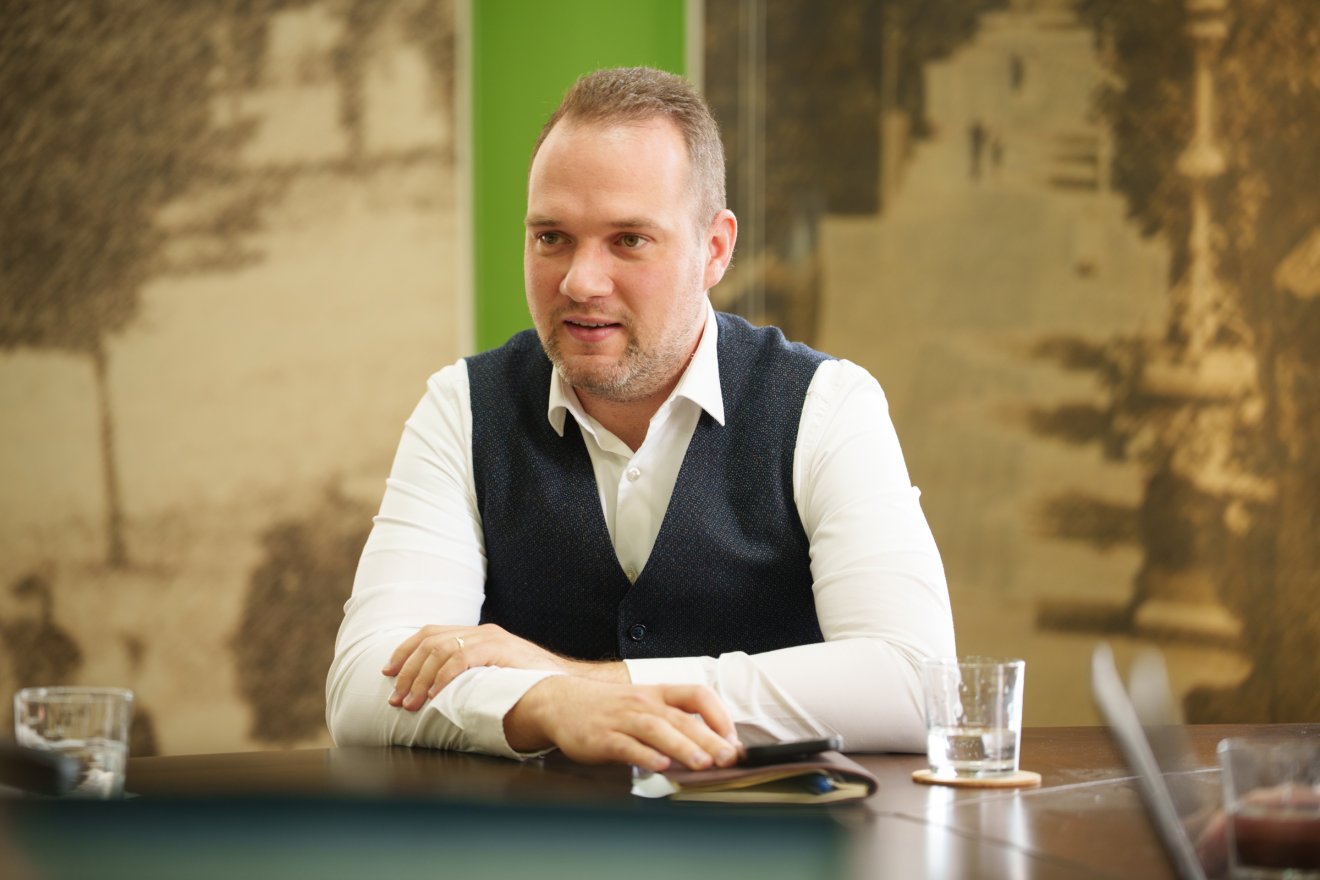 Jakab István Barna, Sepsiszentgyörgy városgondnoka •  Fotó: Tuchiluș Alex
