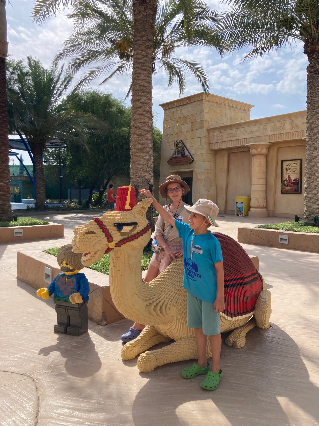A sok múzeum után igazi felüdülés volt a gyermekeknek a dubaji Legoland meglátogatása •  Fotó: Tulit Család