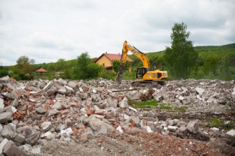 Külön építkezési hulladéklerakó-telepet kellett létrehozni a Bodok-szálló bontása miatt