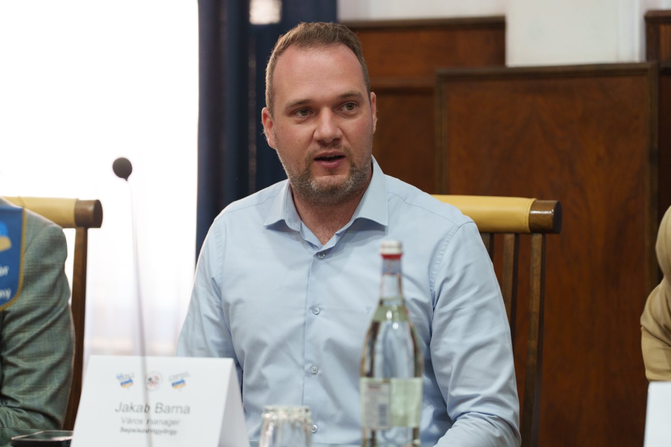 Jakab Barna városgondnok •  Fotó: Tuchiluș Alex