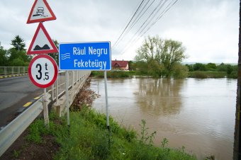 Harmadfokú árvízkészültség a Feketeügy háromszéki szakaszán