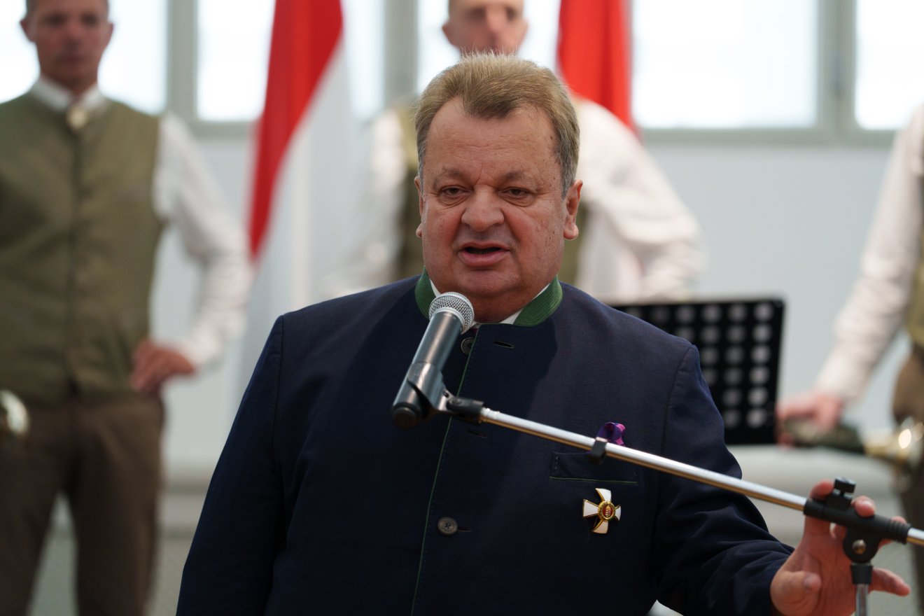 Sárkány Árpád, a Nemzetközi Vadászati és Vadvédelmi Tanács alelnöke •  Fotó: Tuchiluș Alex
