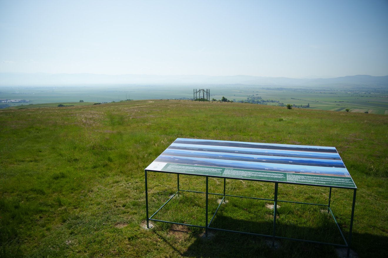 A terepasztalon azonosítható Felső- és Alsóháromszék, valamint a Barcaság számos pontja •  Fotó: Tuchiluș Alex