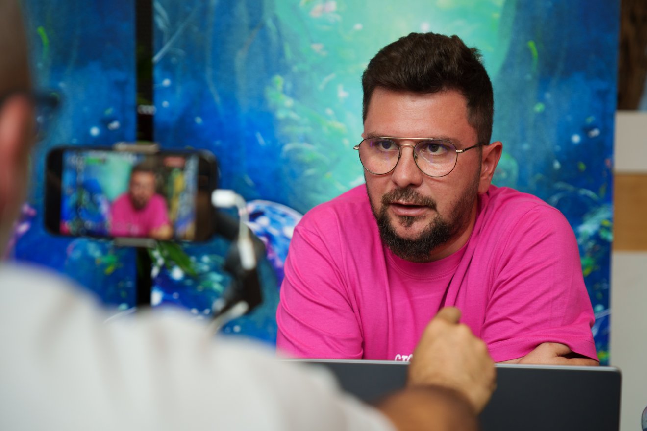 Oltean Csongor, a StartUp HUB társalapítója: idén is szakmai helyszínt biztosítunk •  Fotó: Tuchiluș Alex