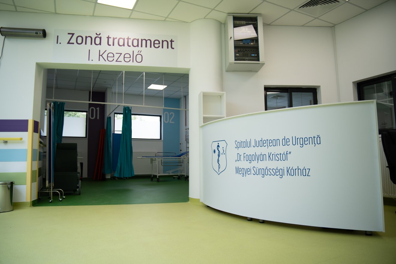 A sürgősségi osztályon 8 szakorvos, 25 ápoló dolgozik •  Fotó: Tuchiluș Alex