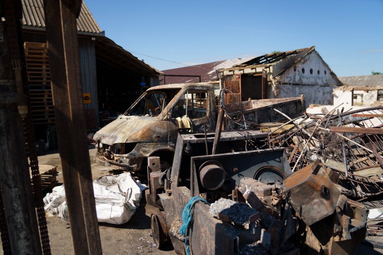 Csernátonból is látszottak a szentkatolnai tűz lángjai