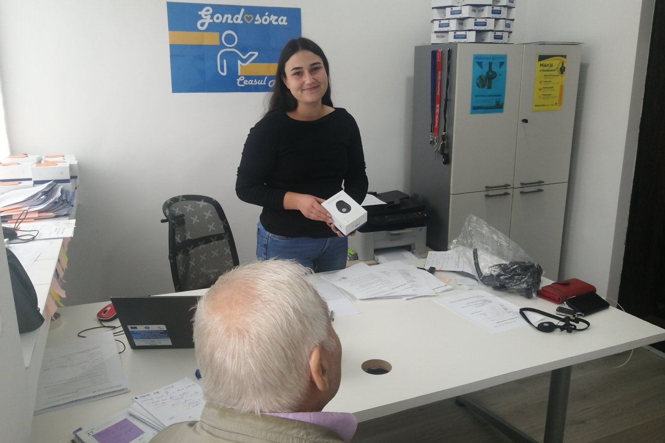 Ottjártunkkor is volt egy igénylője a gondosórának •  Fotó: Bodor Tünde